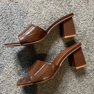 Brown heels size 7.5